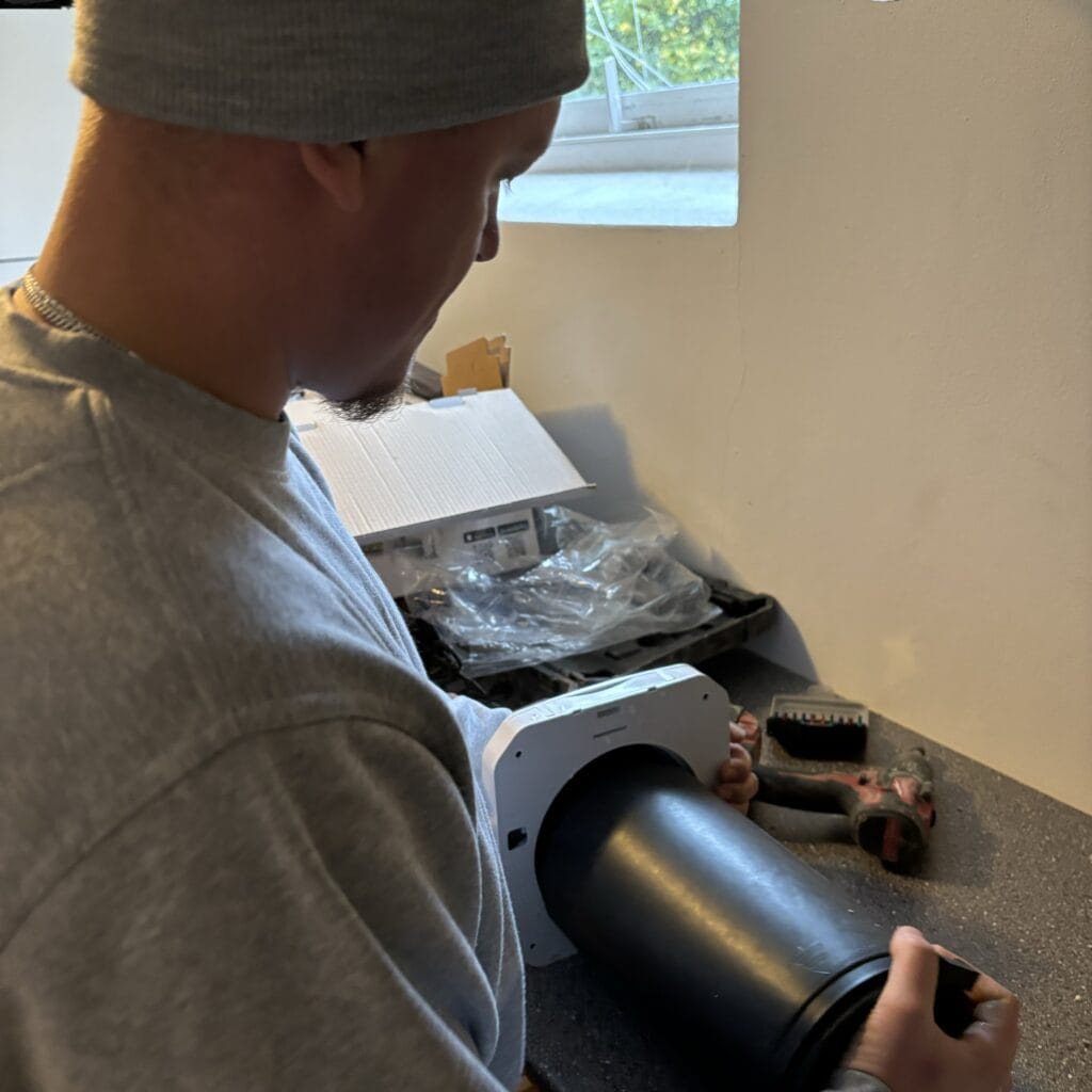 ventilation montering