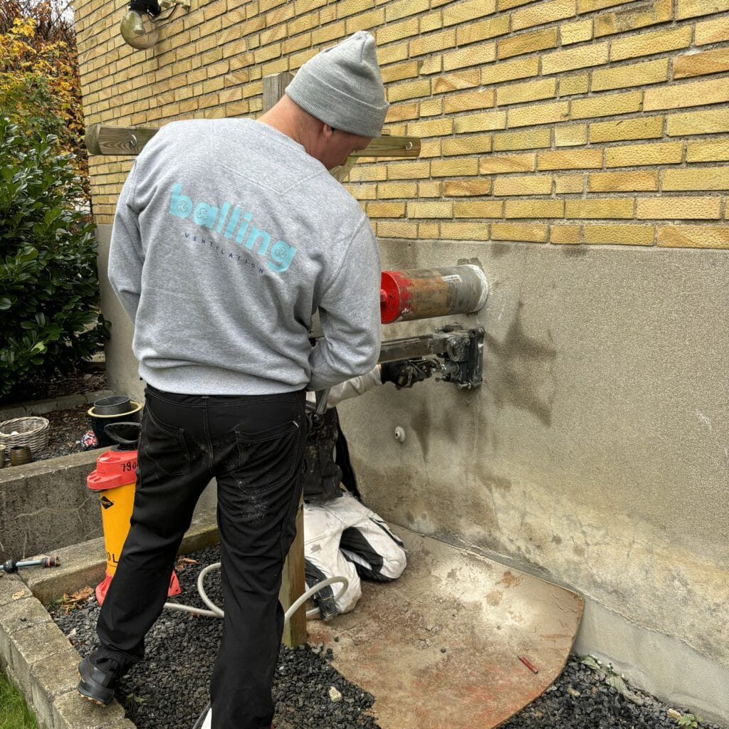 ventilation montering