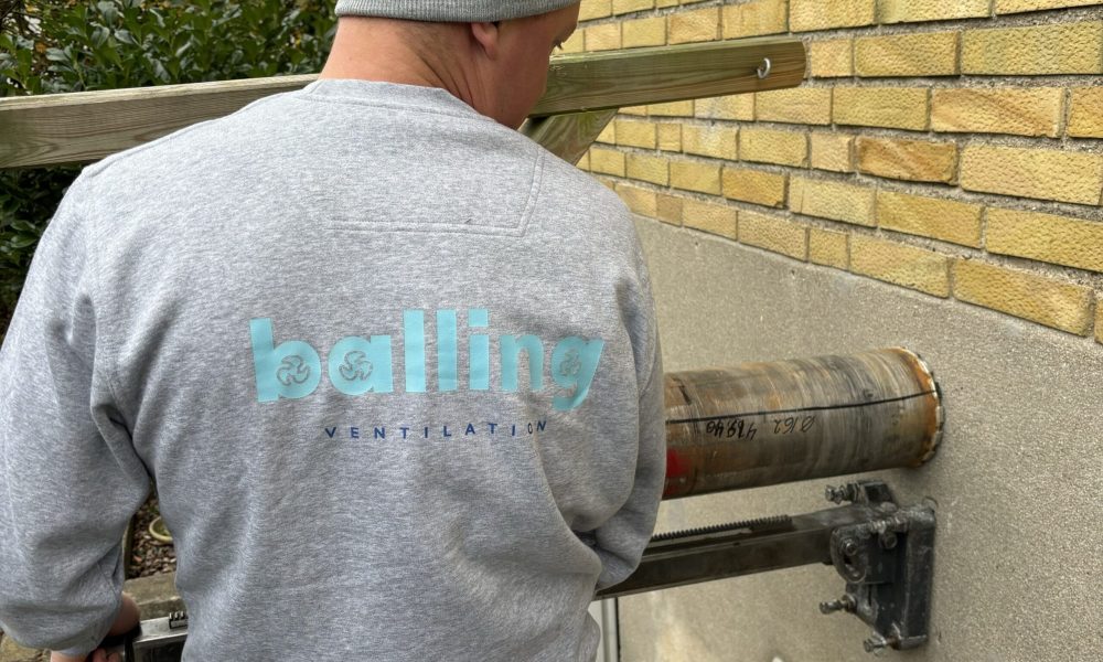 montering af ventilation