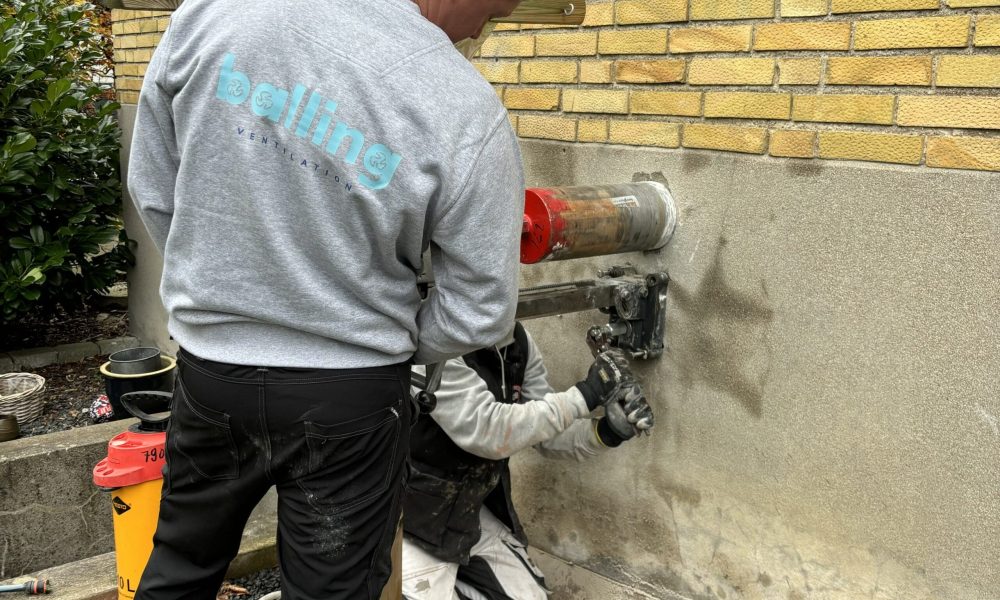 ventilation montering