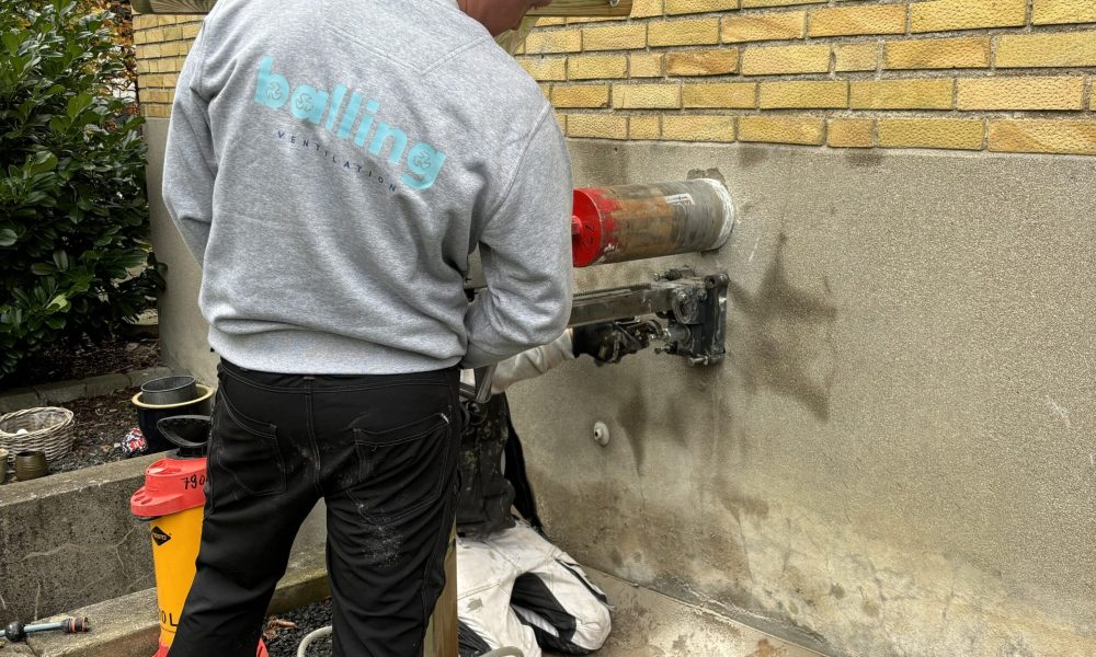 ventilation montering